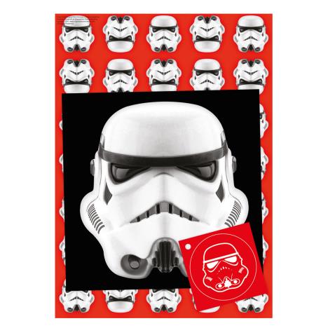 Star Wars Storm Trooper Card Wrap & Tag Gift Pack £0.99